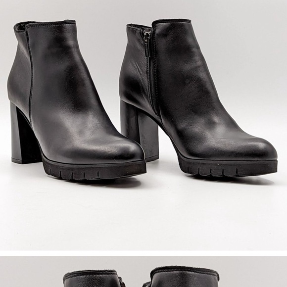 La Canadienne $498 Maya Women’s Ankle boots shoes size 10 black leather NWOB - Picture 3 of 9